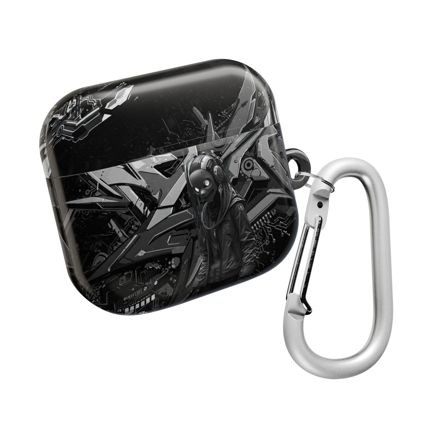Urban Graffiti Cyber AirPod Cases, Trendy AirPod Holder, Stylish Earbud Case, Customizable Gift for Teens, Music Lover Accessory