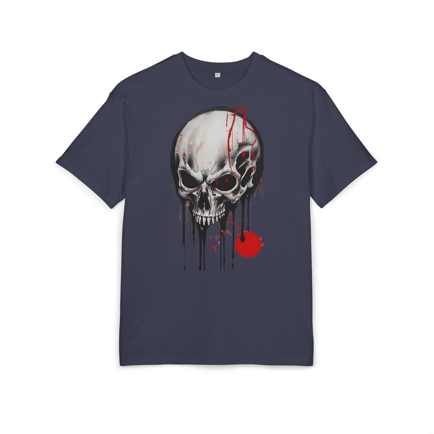 Gothic Skull Oversized Tee - Trendy Streetwear for Music Lovers, Grunge Style, Halloween Costume, Alternative Fashion, Graphic Tee