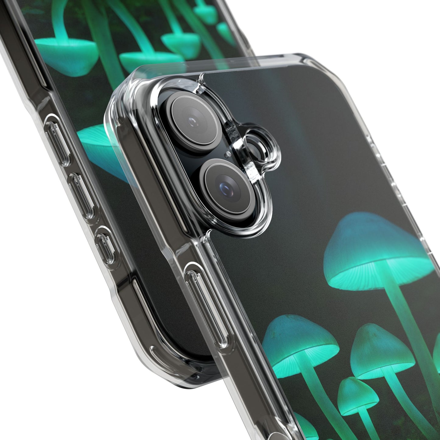 Glowing Mushroom iPhone Case, Unique Cellphone Protector, Gift for Nature Lovers, Eco-Friendly Tech Accessory