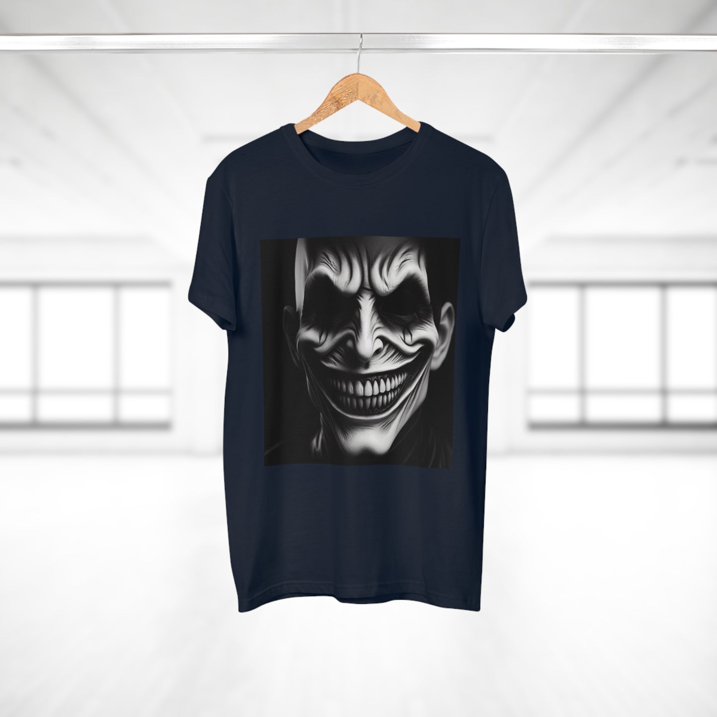Creepy Clown Unisex T-Shirt - Unisex Graphic Tee for Halloween, Horror Fans, Costume Party, Unique Gift Idea, Spooky Apparel
