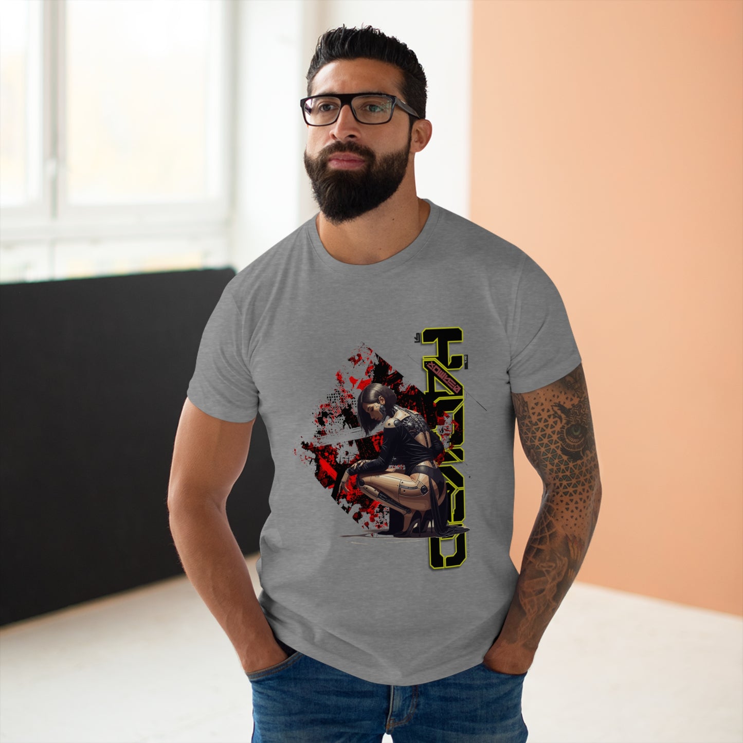 Stylish Unisex T-Shirt with Bold Graphic Design, Cool Casual Wear, Gift for Gamers, Graphic Tee, Everyday Fashion