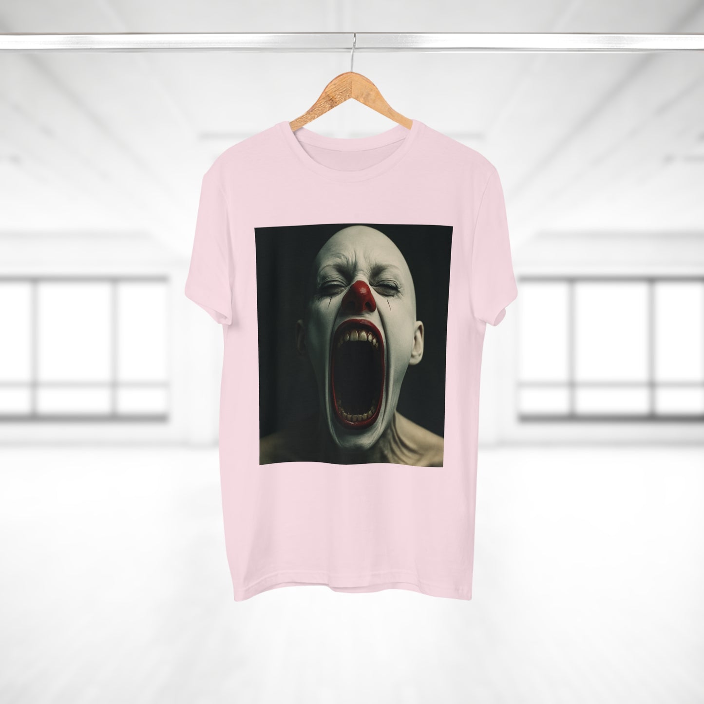 Creepy Clown Graphic T-Shirt, Scary Shirt for Halloween, Horror Movie Fans, Unique Gift for Him, Unisex Casual Wear