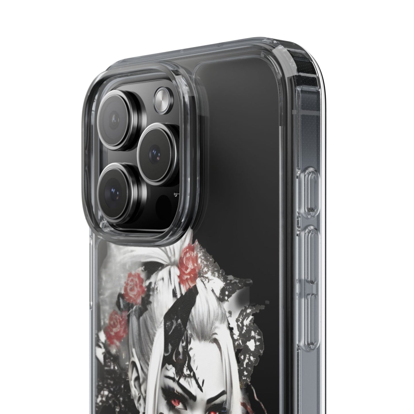 Mystical Warrior Clear Phone Case - Stylish & Protective