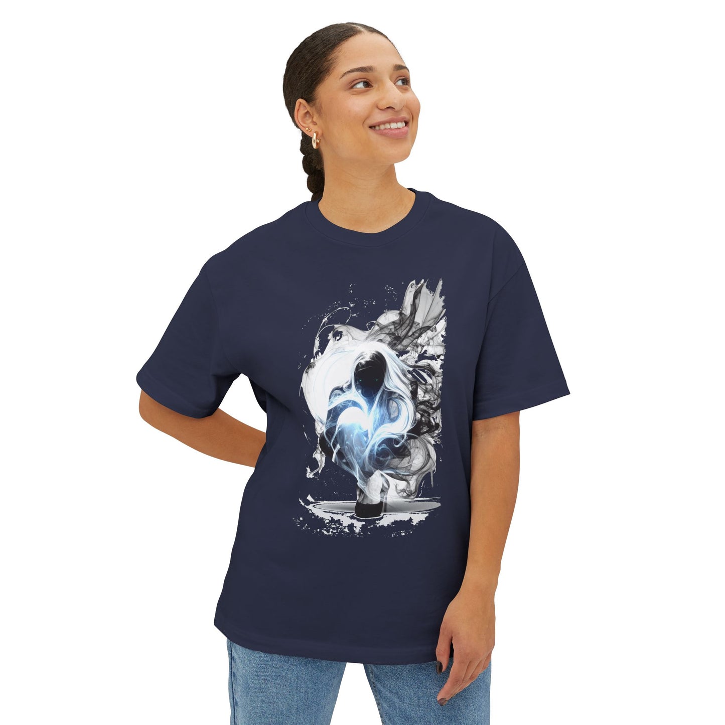 Trendy Oversized Boxy Tee, Casual Unisex T-Shirt, Comfortable Graphic Tee, Everyday Wear, Gift for Friends