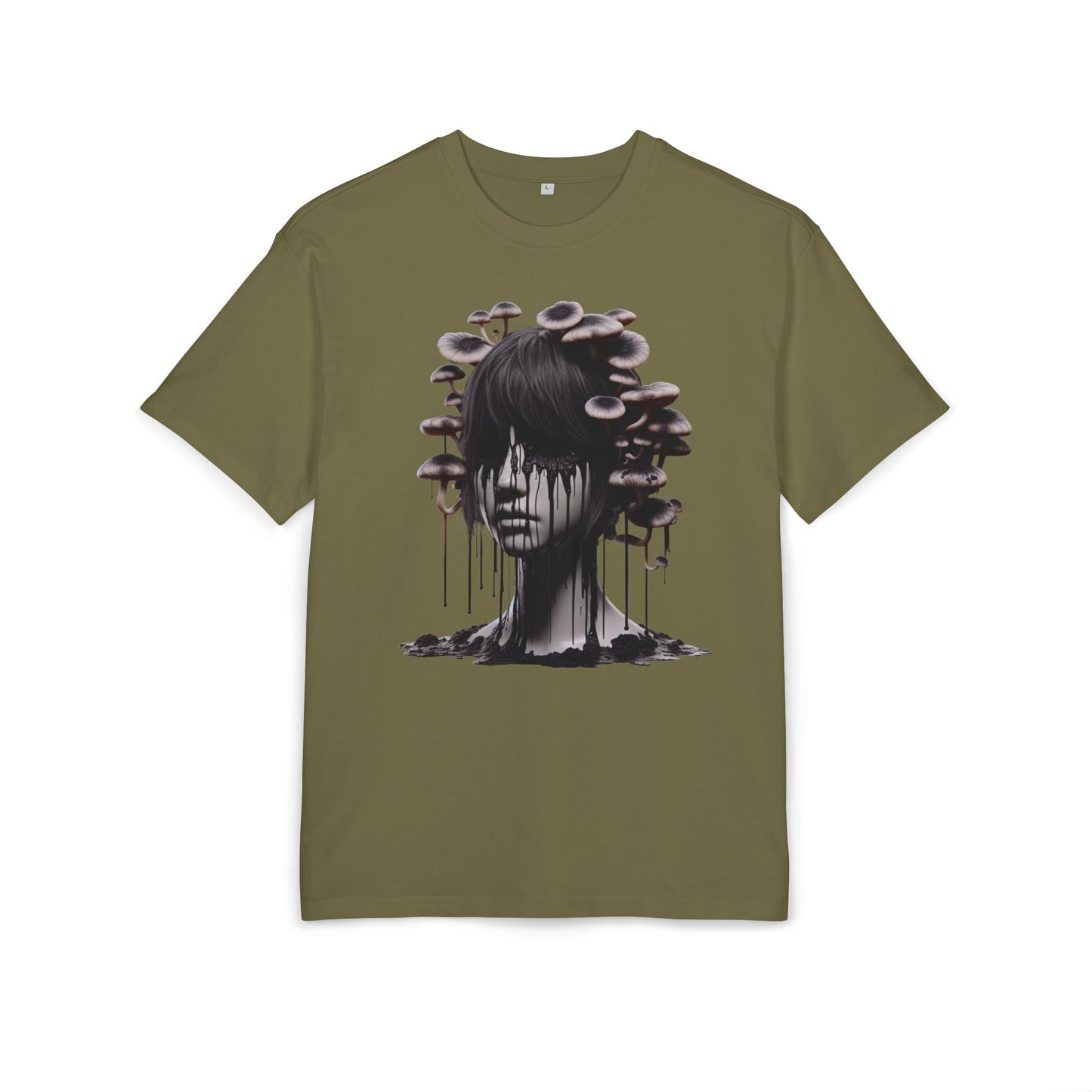 Mystical Mushroom Graphic Unisex Heavy Oversize Tee