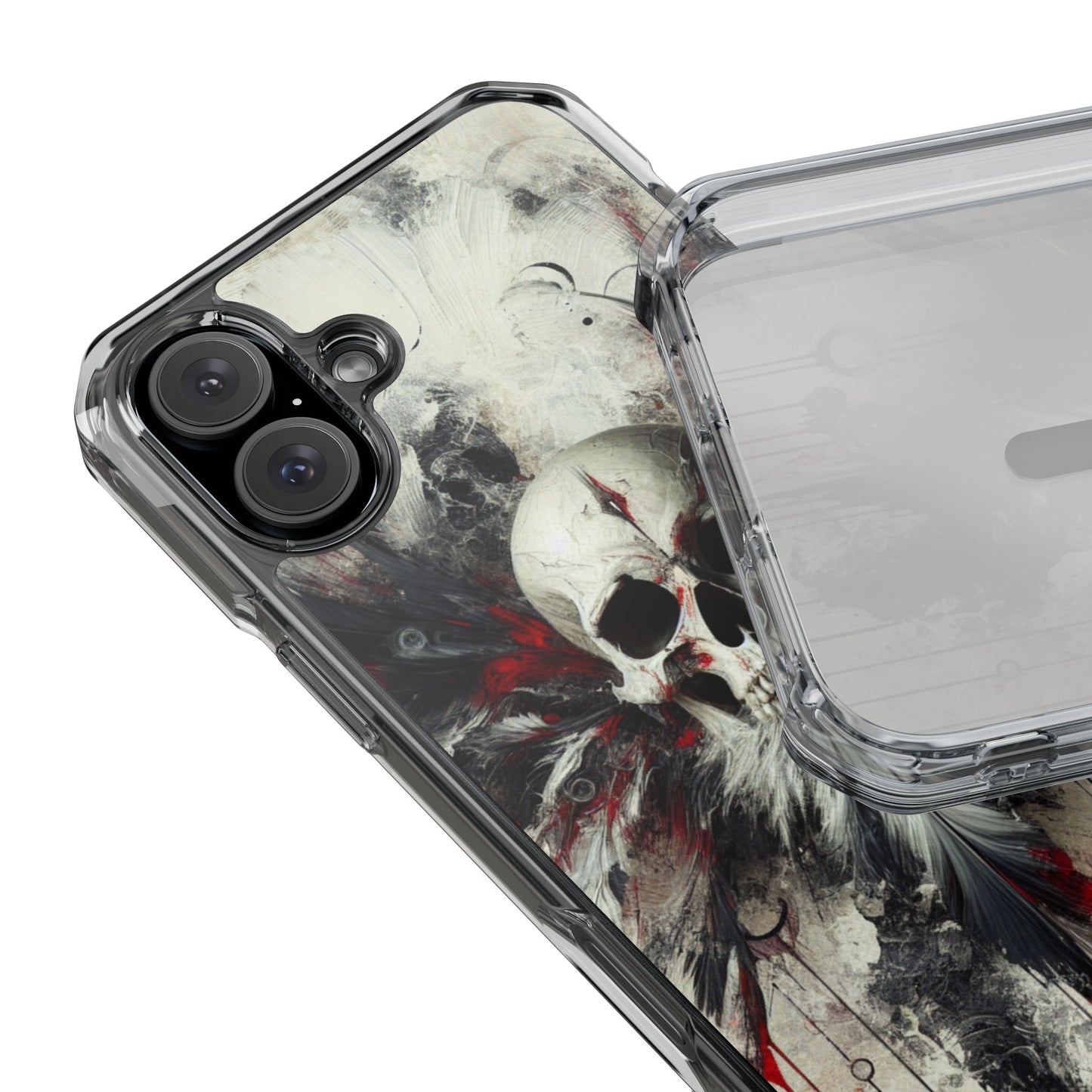 Gothic Skull Phone Case, Unique iPhone Cover, Edgy Smartphone Protector, Halloween Gift, Alternative Accessories