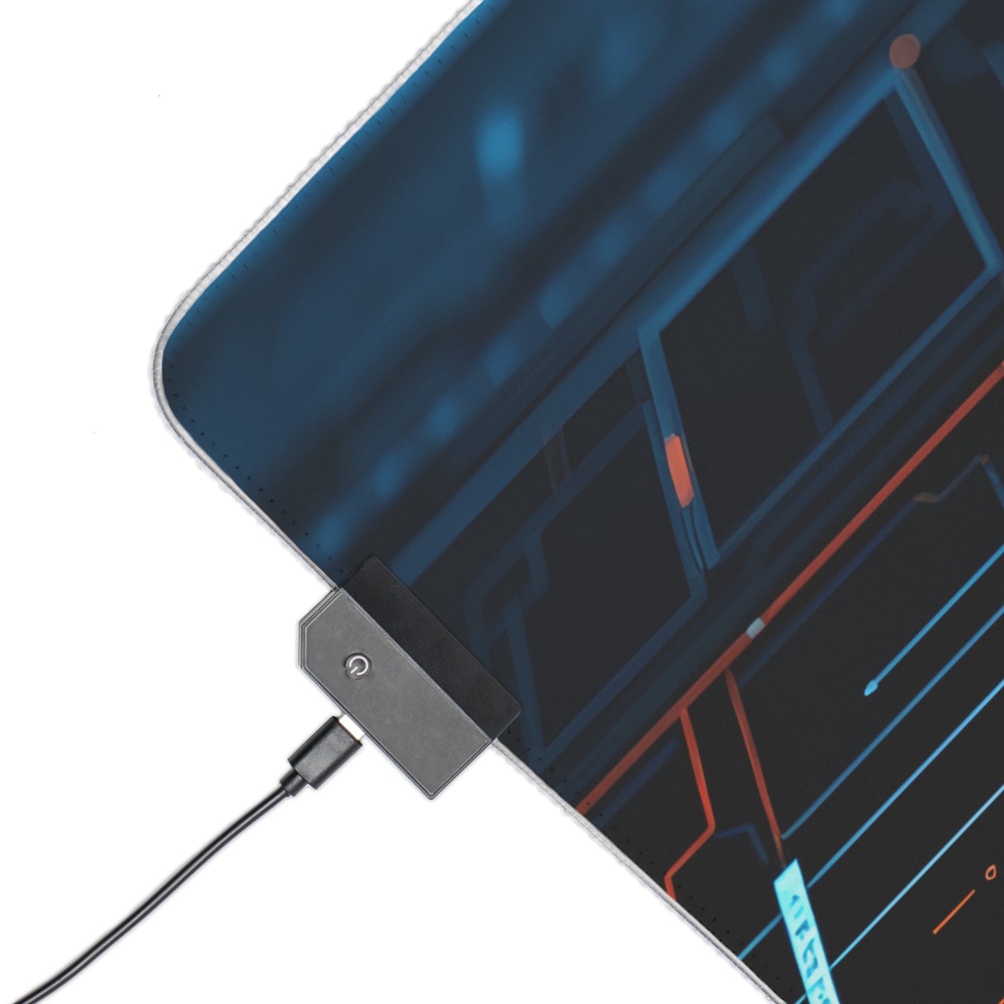 Gaming Mouse Pad with Abstract Cyber Design