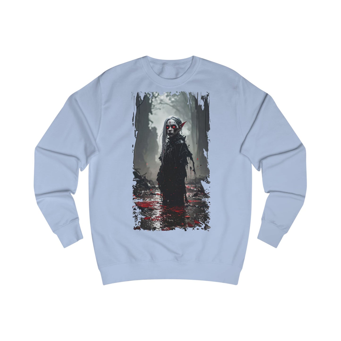 Horror-Themed Unisex Sweatshirt - Perfect for Halloween, Spooky Season, Horror Fans, Cozy Casual Wear