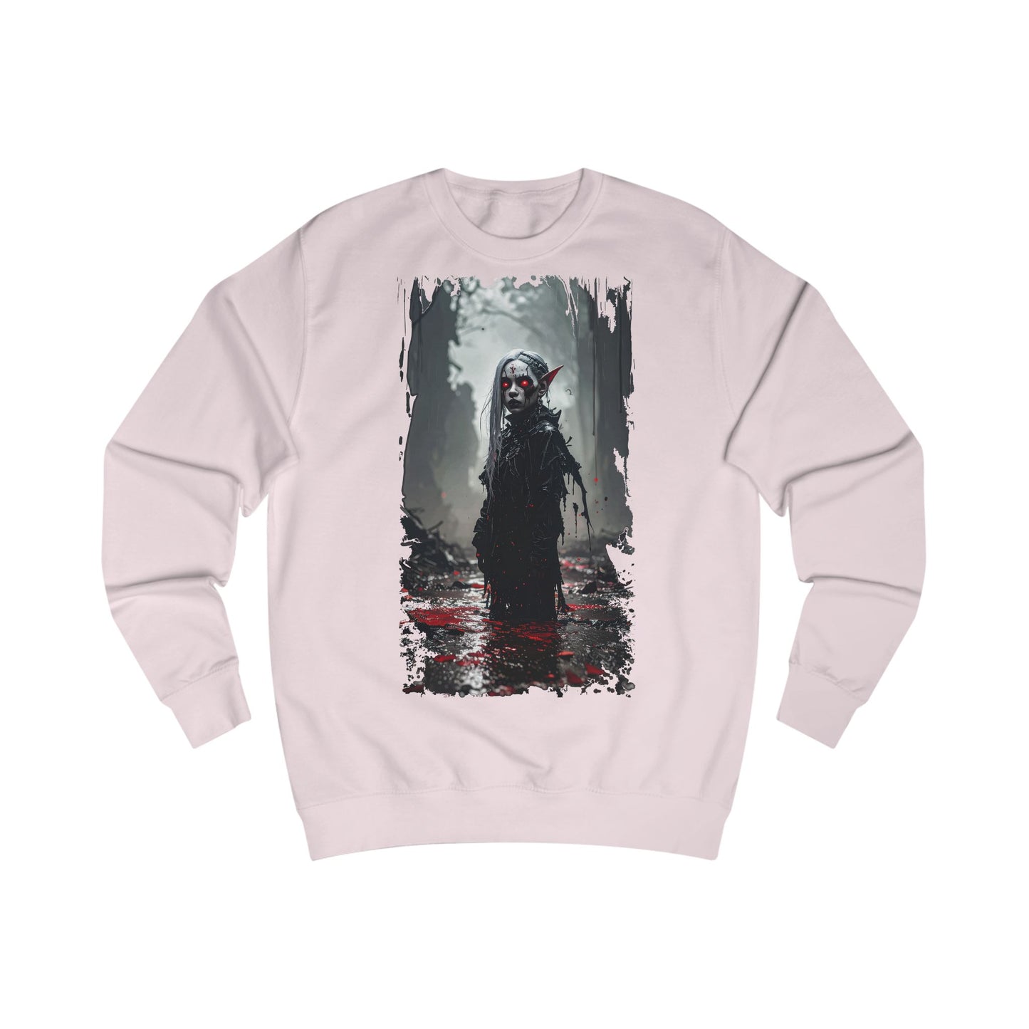 Horror-Themed Unisex Sweatshirt - Perfect for Halloween, Spooky Season, Horror Fans, Cozy Casual Wear