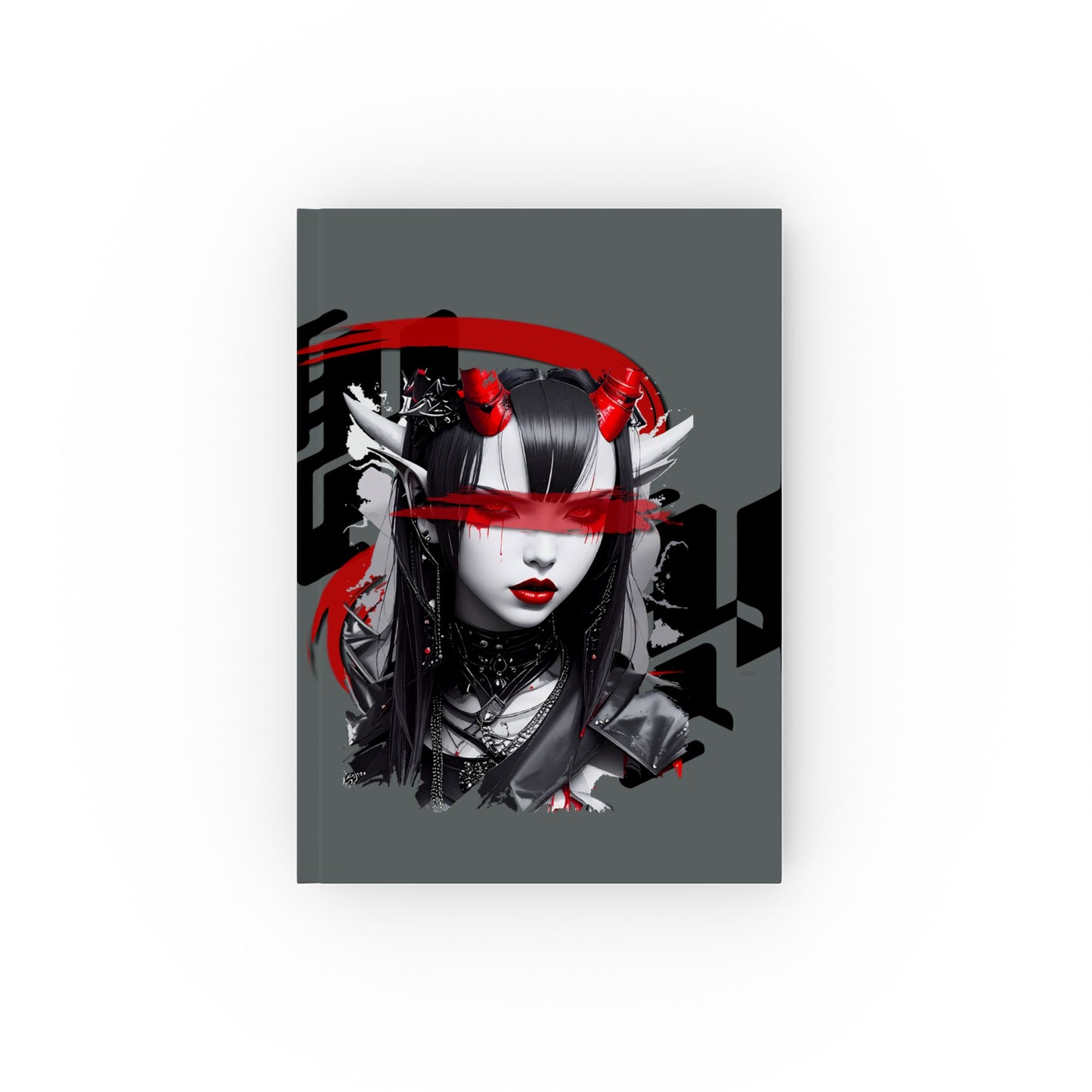 Gothic Fantasy Hard Backed Journal - Unique Note-taking, Sketching, Gift for Artists, Dark Aesthetic Diary, Cosplay Journal