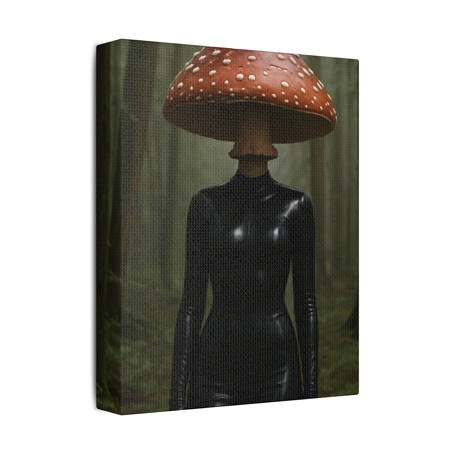 Mystical Mushroom Canvas Art Print, Fantasy Wall Decor, Unique Gift, Home Decoration, Nature Inspired Artwork