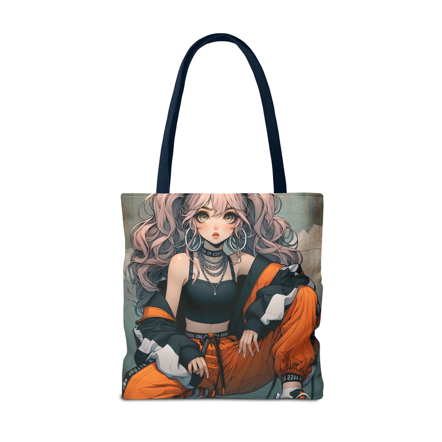 Stylish Anime Tote Bag, AOP Art Bag, Gift for Anime Lovers, Trendy Shopper Bag, Unique Fashion Accessory, Everyday Use Tote