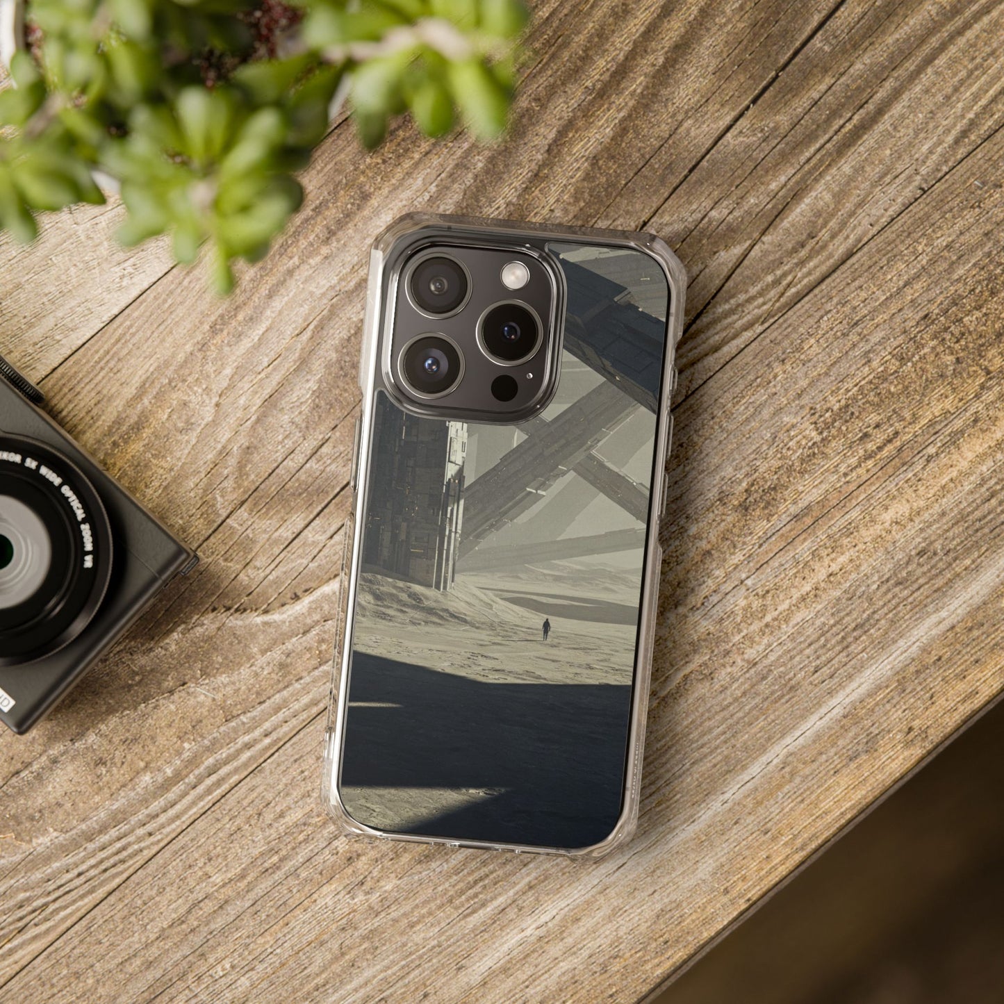 Magnetic Clear Impact Cases - Aesthetic Phone Protection, Unique Gift for Tech Lovers, Sleek Design for Minimalists