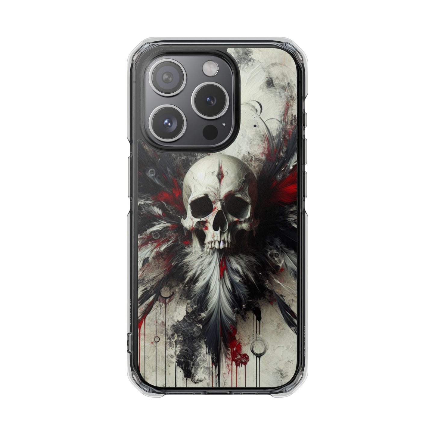 Gothic Skull Phone Case, Unique iPhone Cover, Edgy Smartphone Protector, Halloween Gift, Alternative Accessories