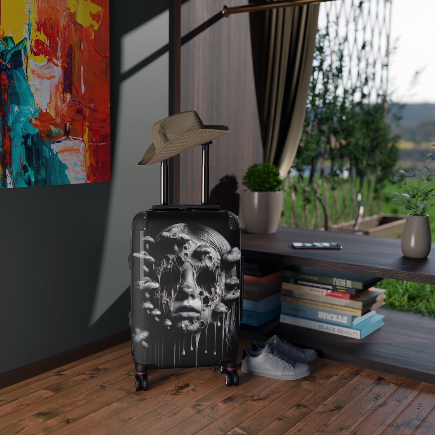 Travel Suitcase - Stylish Horror Design for Adventurers