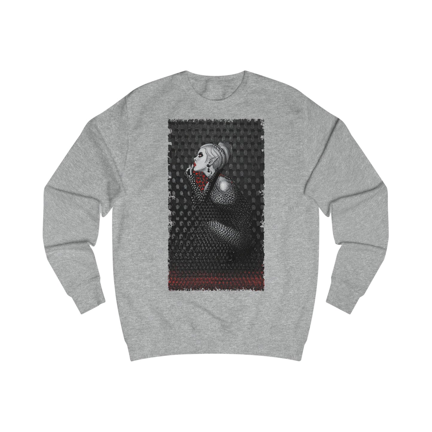Artistic Unisex Sweatshirt with Unique Design, Cozy Layering Piece, Gift for Art Lovers, Fall Fashion, Casual Style
