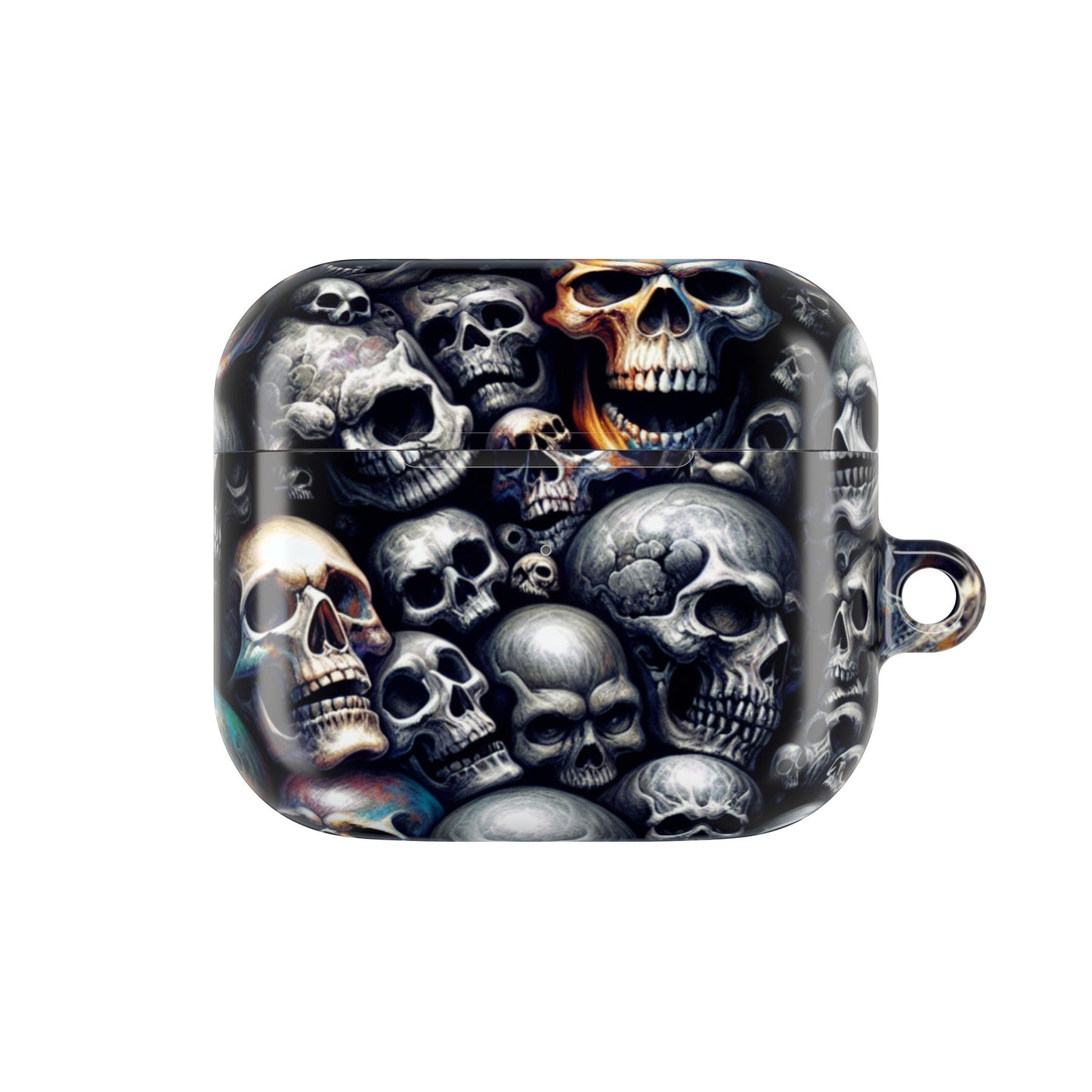Gothic Skull AirPod Cases - Edgy Accessories for Music Lovers, Unique Gift for Teens, Halloween, Gothic Style, Skull Designs