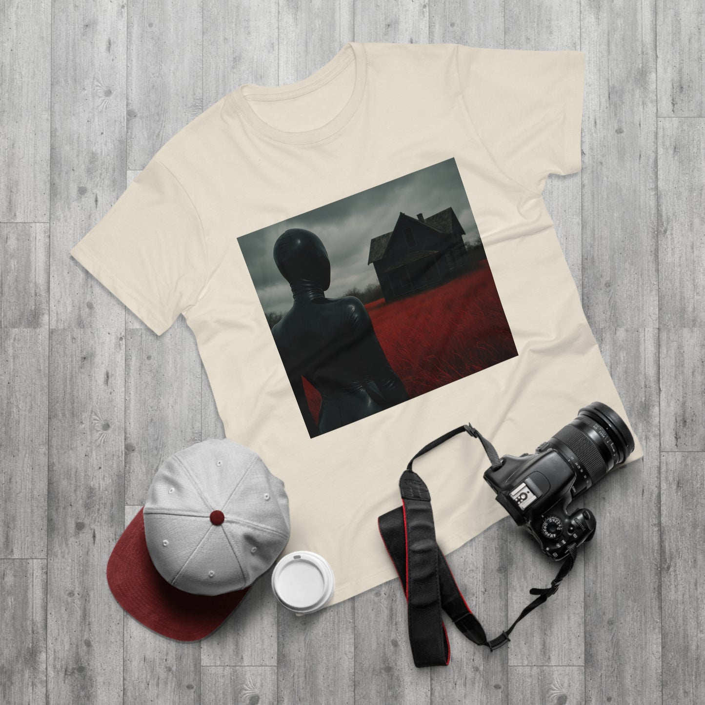 Mysterious Landscape Unisex T-Shirt - Casual Wear, Artistic Tee, Unique Gift, Streetwear, Home Decor, Graphic Shirt
