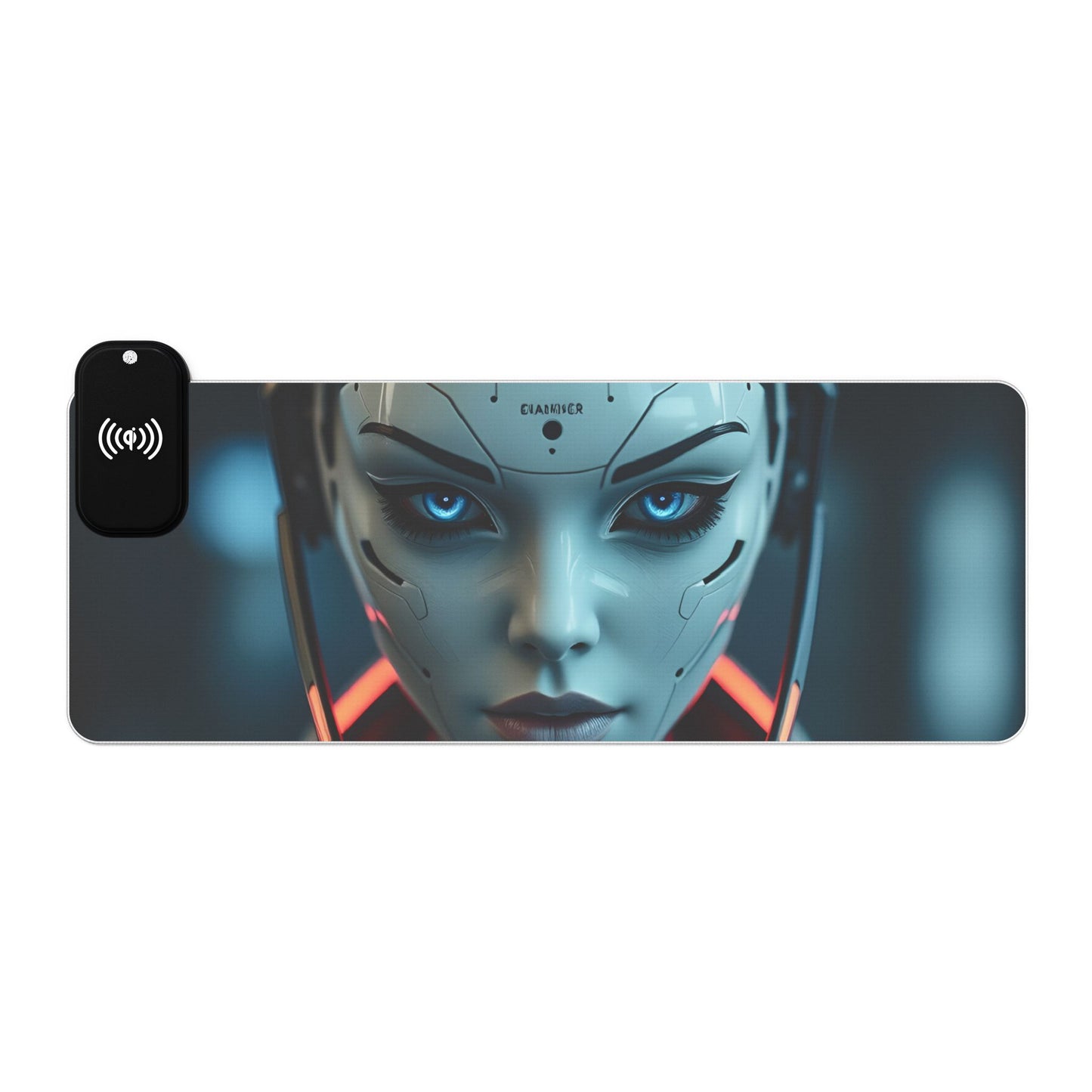 LED Gaming Mouse Pad with Wireless Charging - Futuristic Design for Gamers, Desk Accessory, Tech Gift, Gaming Setup