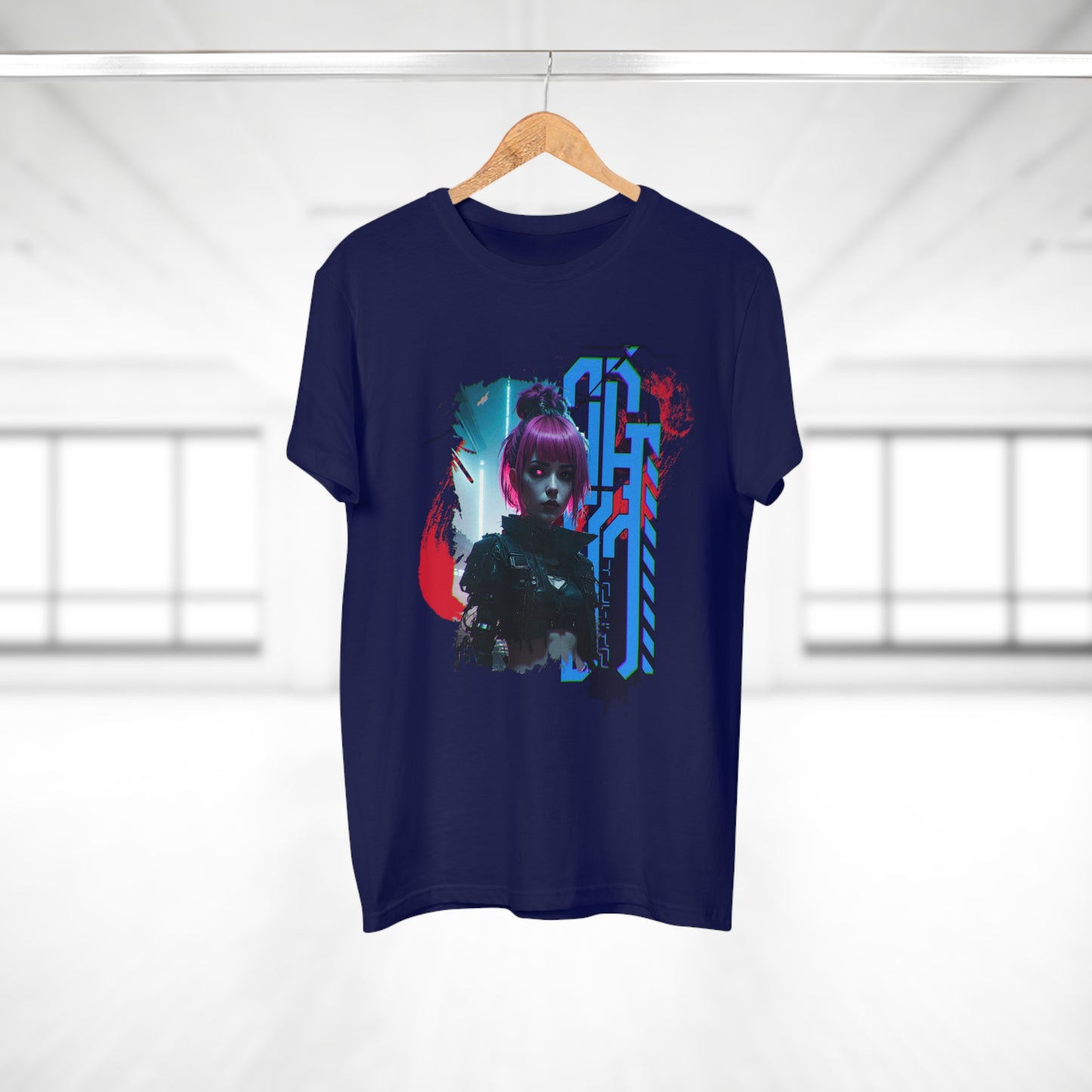 Cyberpunk Art Unisex T-Shirt, Streetwear Tee, Graphic Shirt, Gift for Him, Festival Apparel, Tech-Inspired Fashion