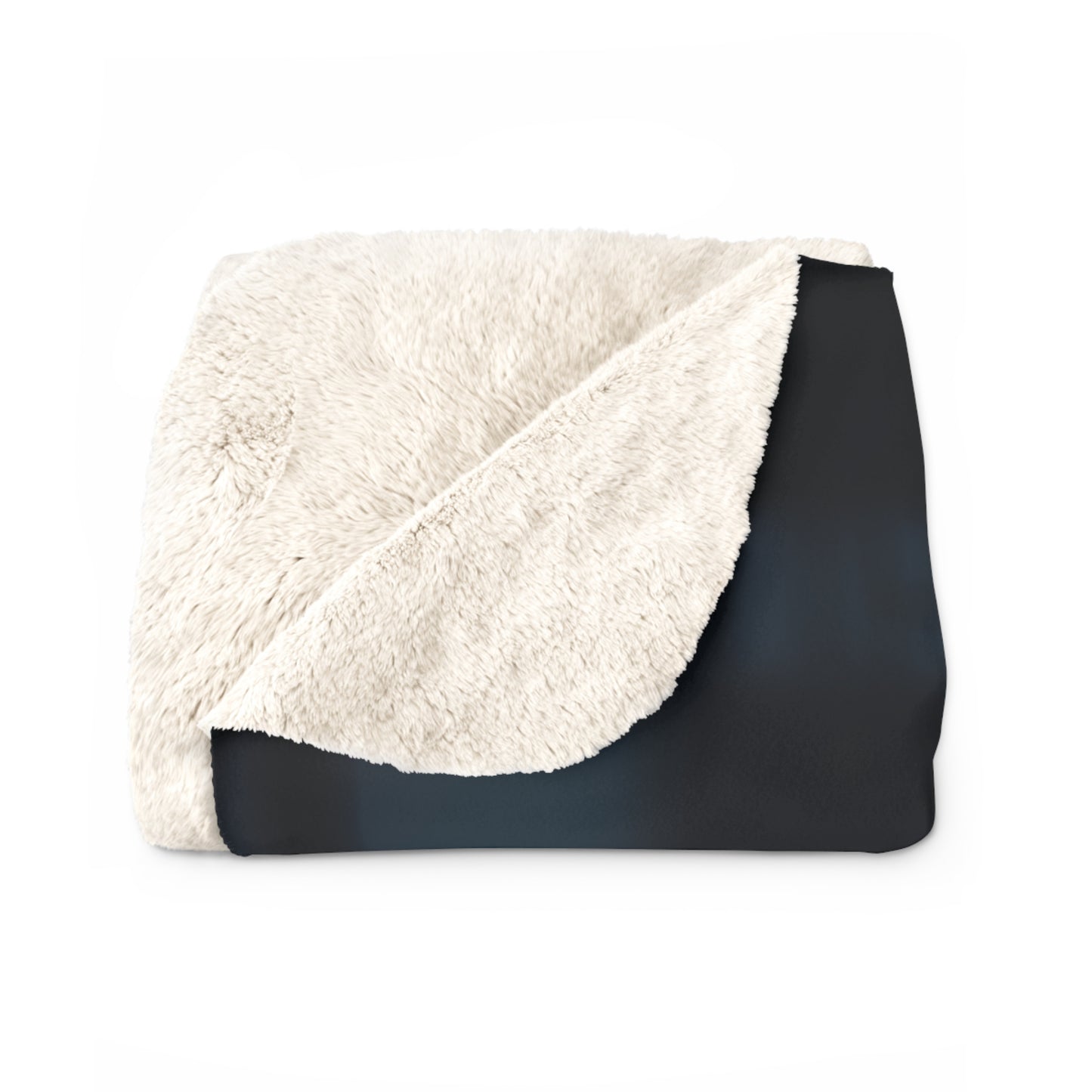 Cozy Cyberpunk Sherpa Fleece Blanket - Futuristic Design for Tech Lovers