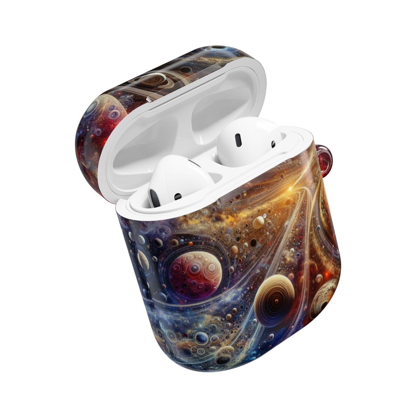 Cosmic AirPod Case | Space Theme Earbud Cover, Planet Design Gadget Sleeve, Gift for Space Lovers, Personalized Tech Accessories