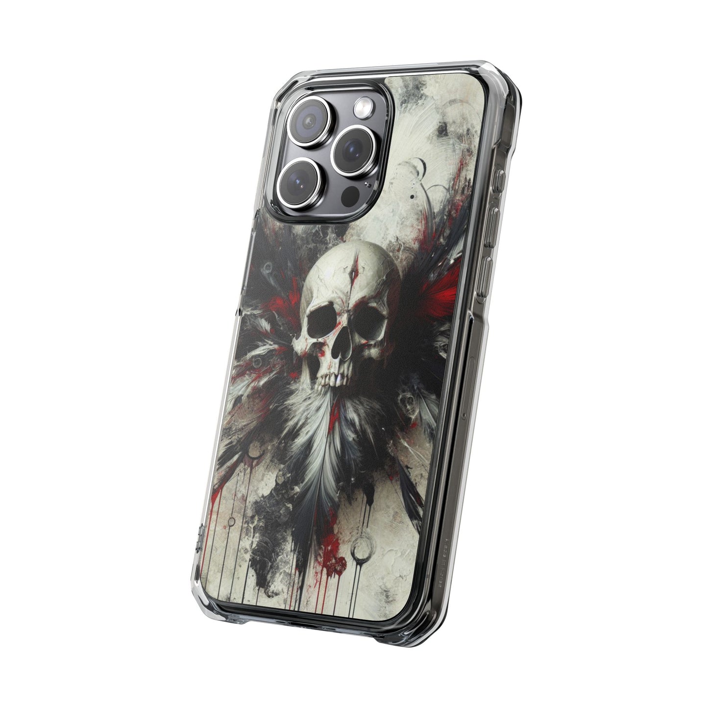Gothic Skull Phone Case, Unique iPhone Cover, Edgy Smartphone Protector, Halloween Gift, Alternative Accessories