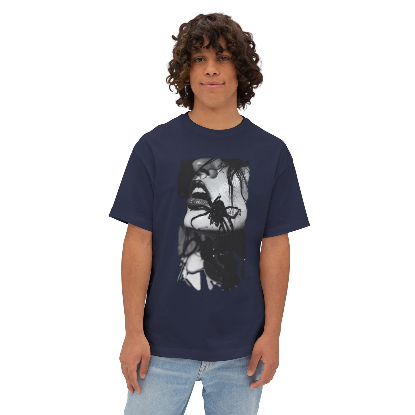 Edgy Art Graphic Tee, Unisex Oversized Shirt, Alternative Fashion, Streetwear Style, Gift for Art Lovers