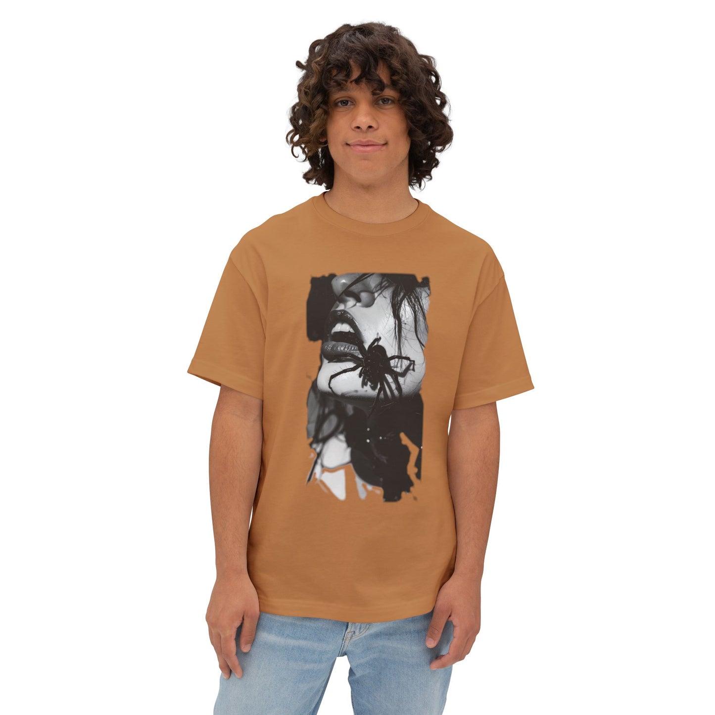 Edgy Art Graphic Tee, Unisex Oversized Shirt, Alternative Fashion, Streetwear Style, Gift for Art Lovers
