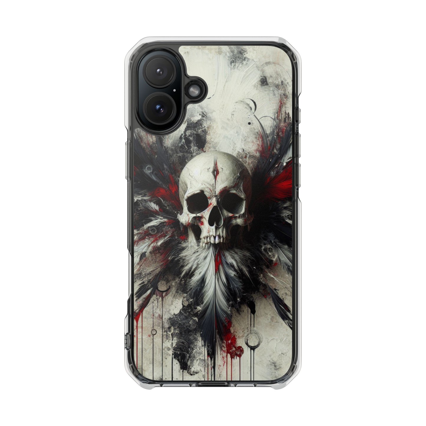 Gothic Skull Phone Case, Unique iPhone Cover, Edgy Smartphone Protector, Halloween Gift, Alternative Accessories