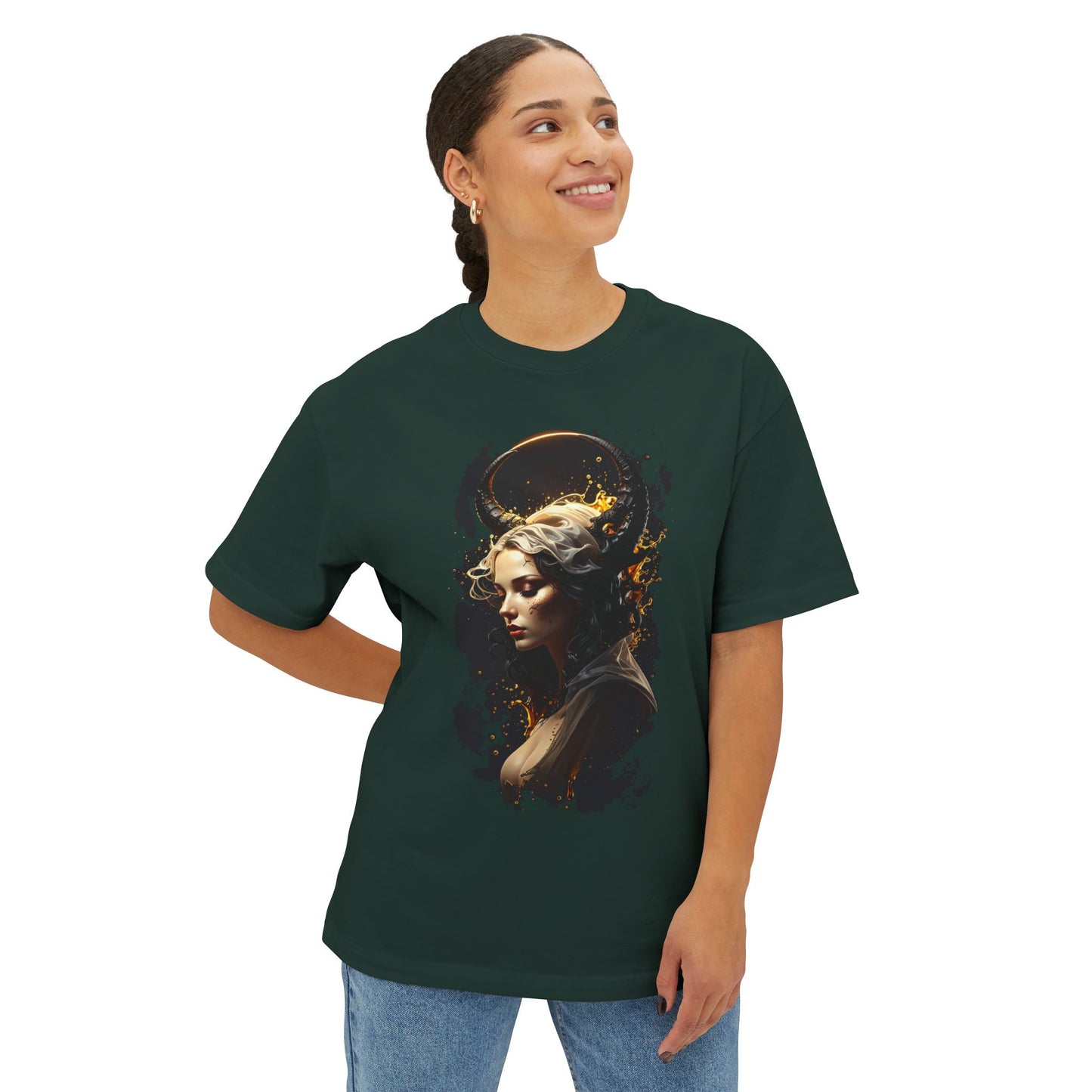 Artistic Oversized Tee with Abstract Portrait, Unisex Graphic Tee, Casual Streetwear, Perfect Gift for Art Lovers, Unique Summer Shirt