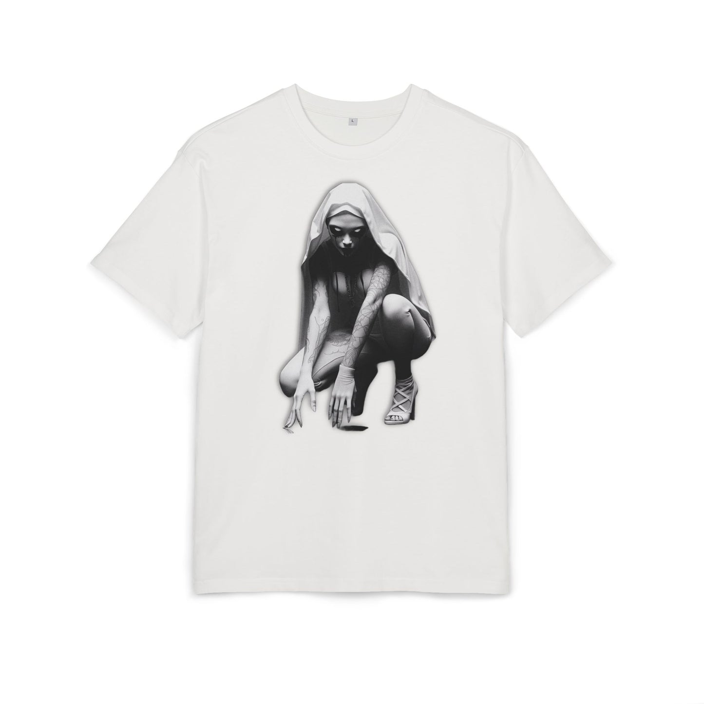Urban Style Unisex Heavy Oversize Tee with Edgy Design