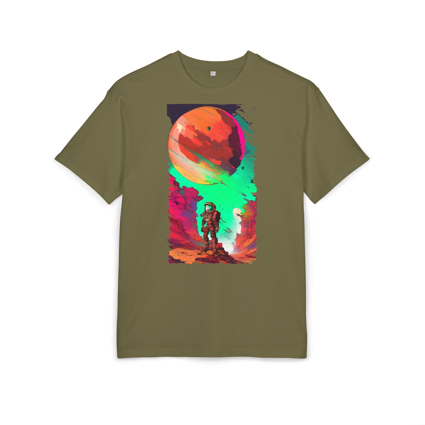 Cosmic Adventure Unisex Heavy Oversize Tee - Perfect for Space Lovers, Casual Style, Gift for Her, Him, Unique Graphic Tee, Sci-Fi Fashion