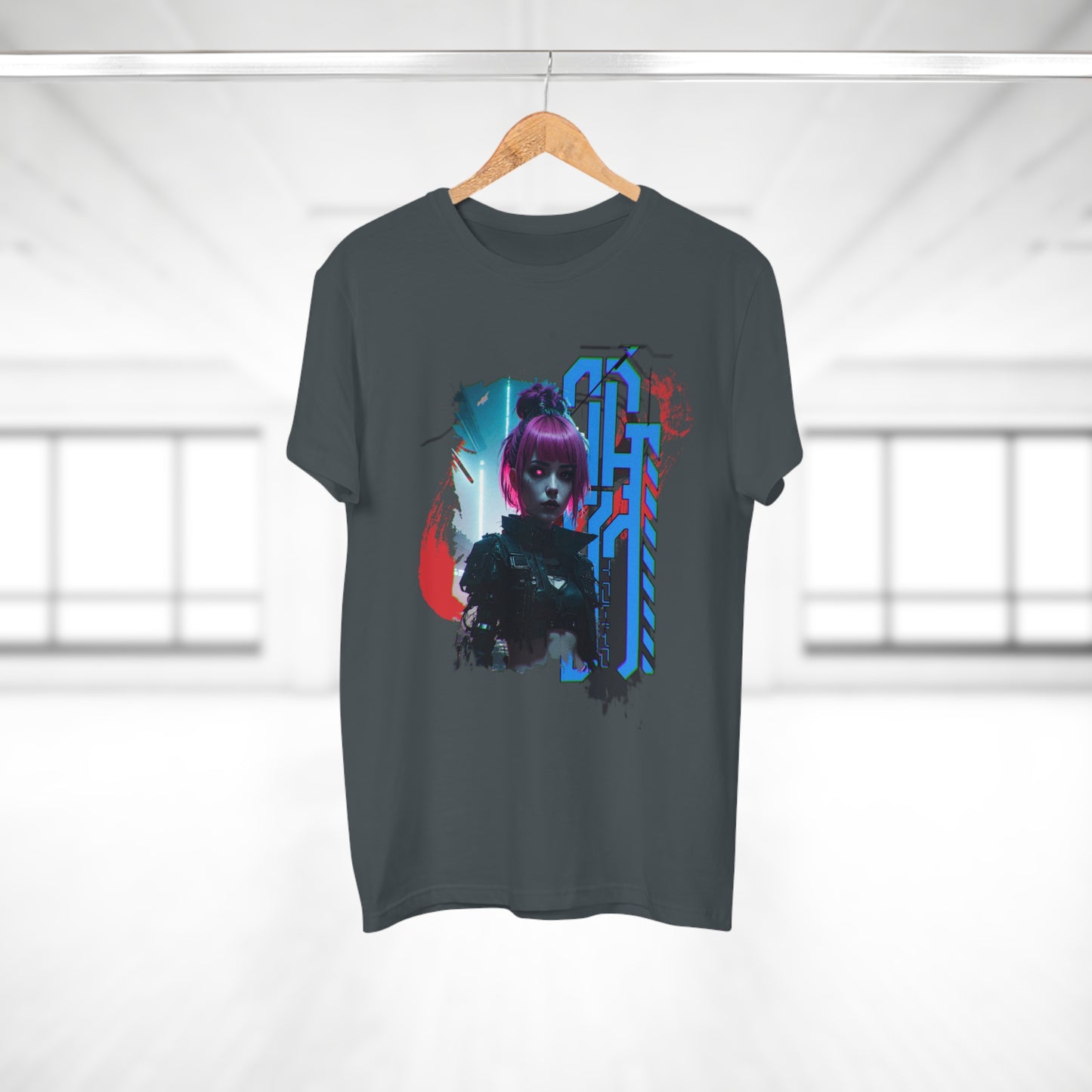 Cyberpunk Art Unisex T-Shirt, Streetwear Tee, Graphic Shirt, Gift for Him, Festival Apparel, Tech-Inspired Fashion