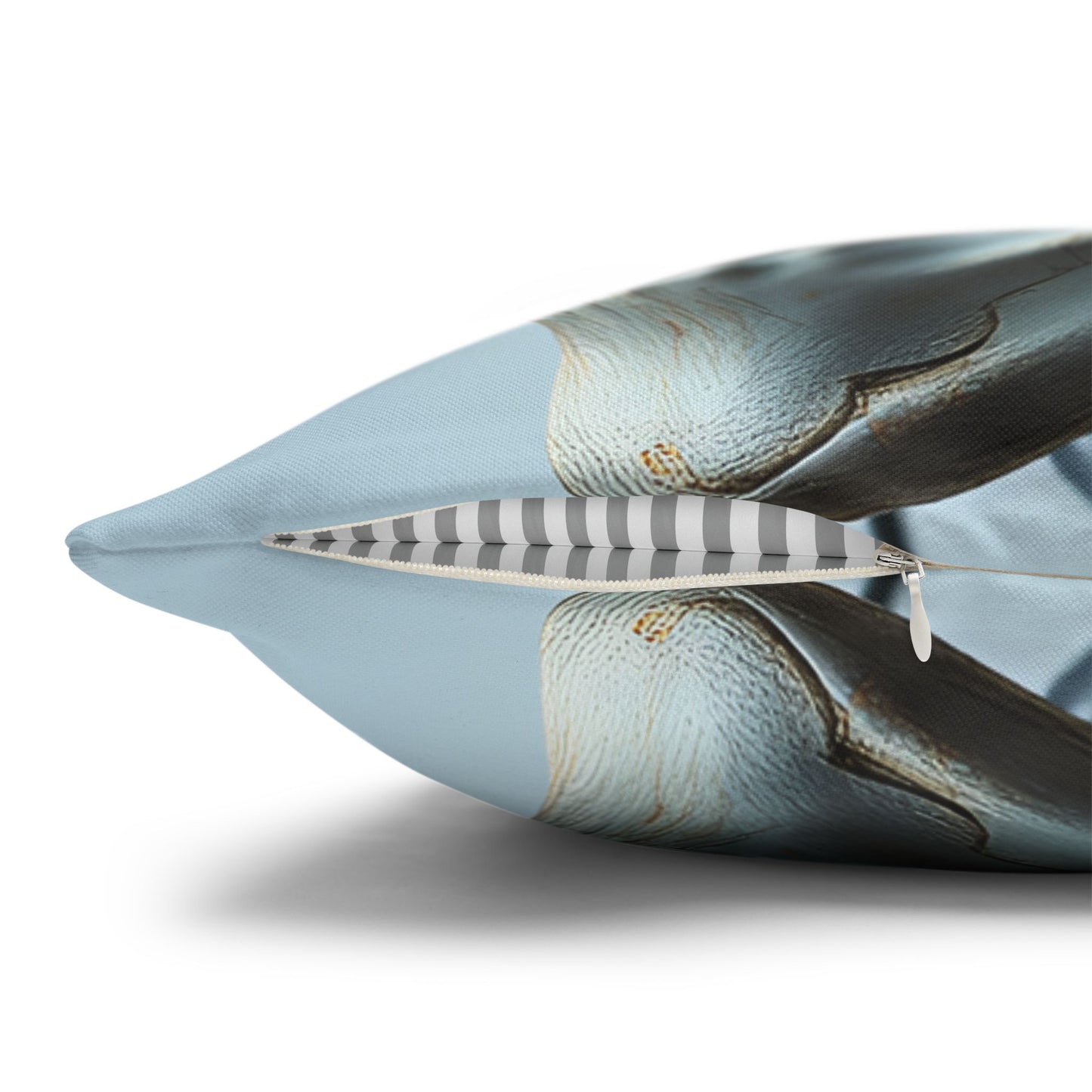 Square Pillowcase Futuristic Edge Skull Design Pillowcase
