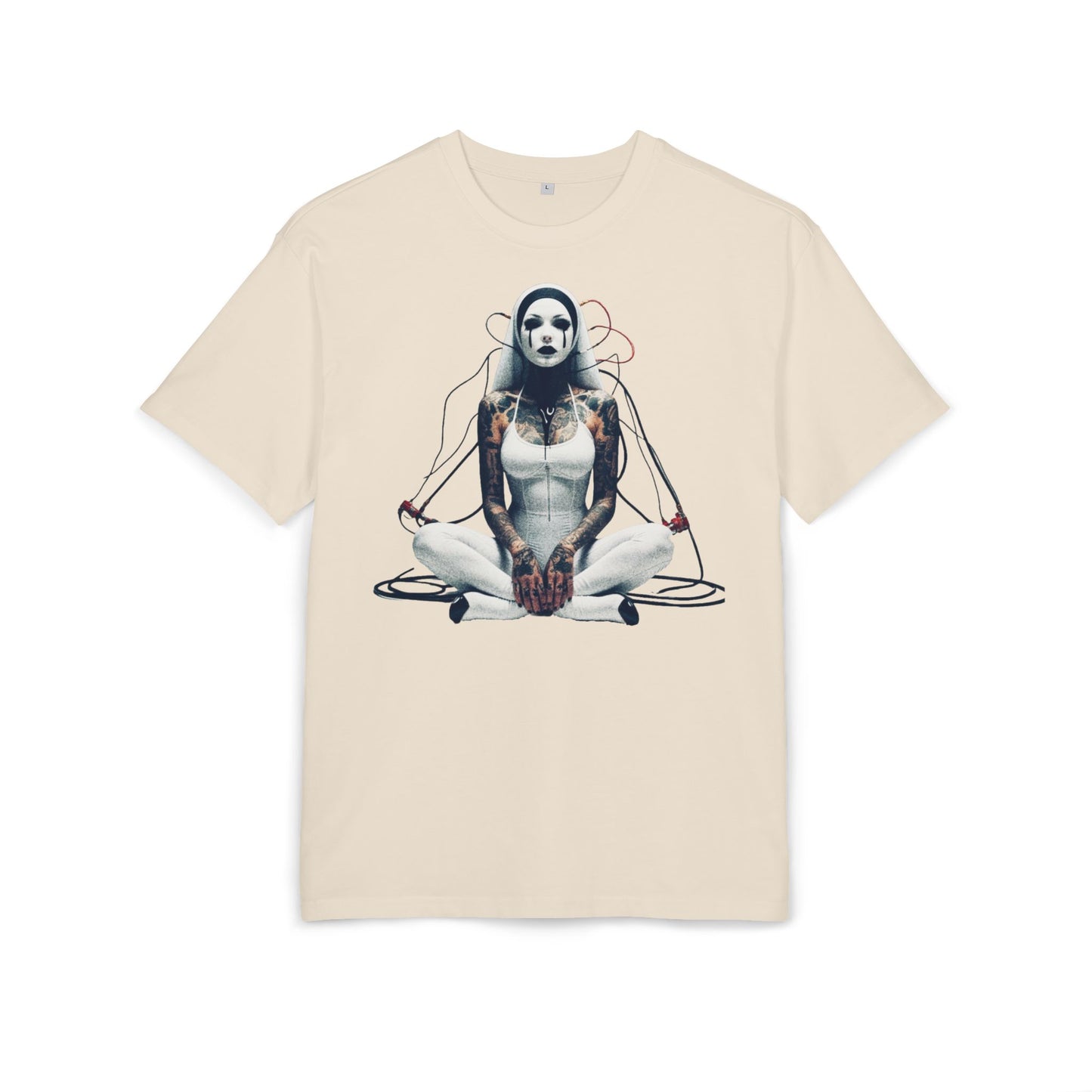 Artistic Unisex Oversize Tee - Unique Graphic Design for Creative Spirits