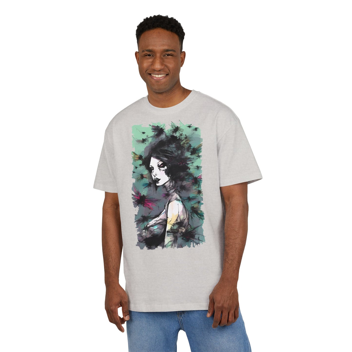 Artistic Oversize Tee - Unique Graphic Shirt for Creative Souls, Comfortable Fashion for Art Lovers, Unisex Casual Wear