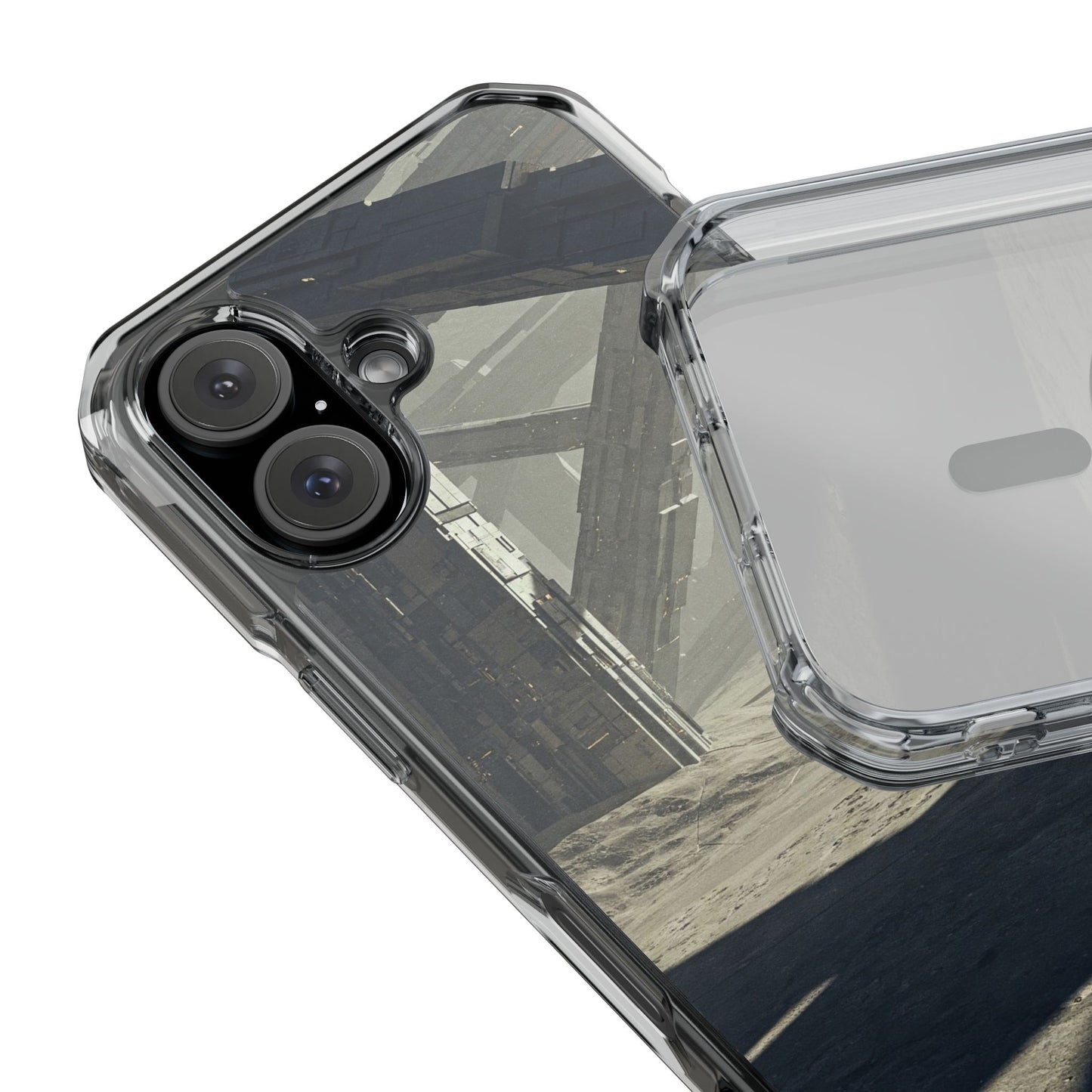 Magnetic Clear Impact Cases - Aesthetic Phone Protection, Unique Gift for Tech Lovers, Sleek Design for Minimalists