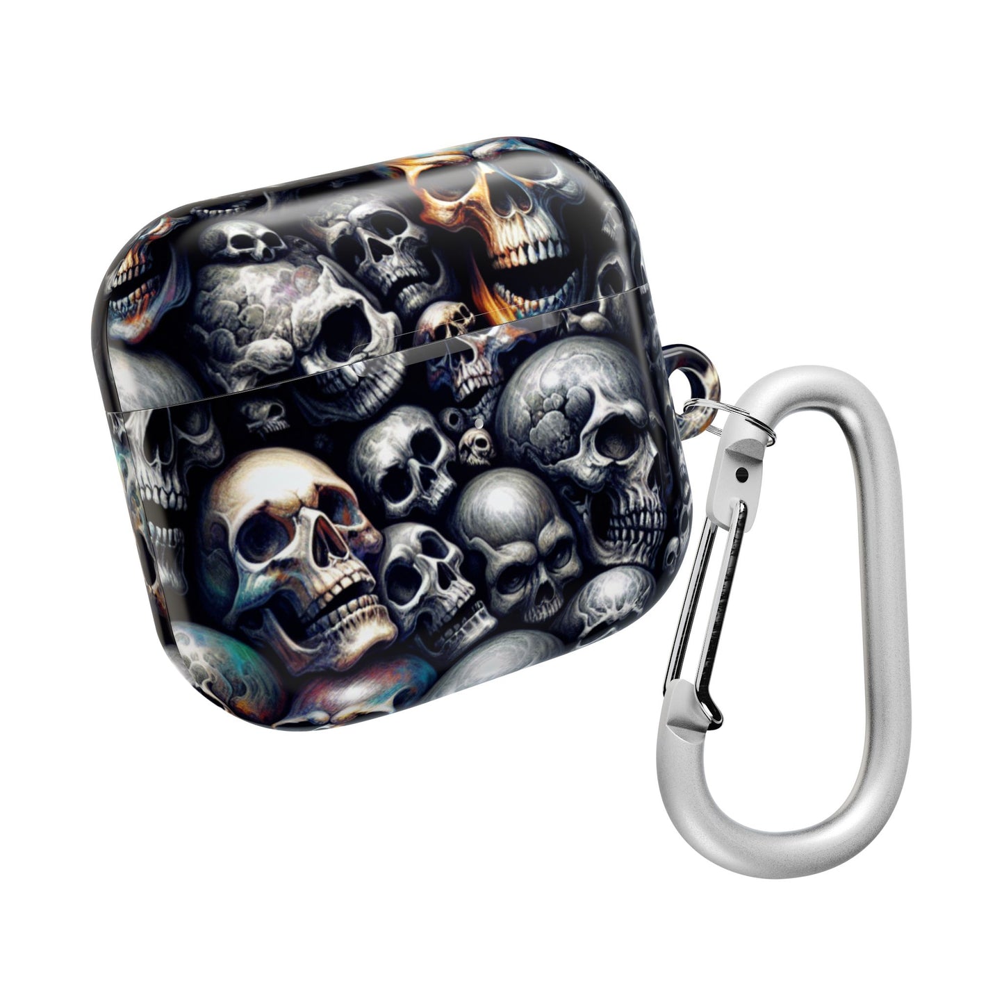 Gothic Skull AirPod Cases - Edgy Accessories for Music Lovers, Unique Gift for Teens, Halloween, Gothic Style, Skull Designs