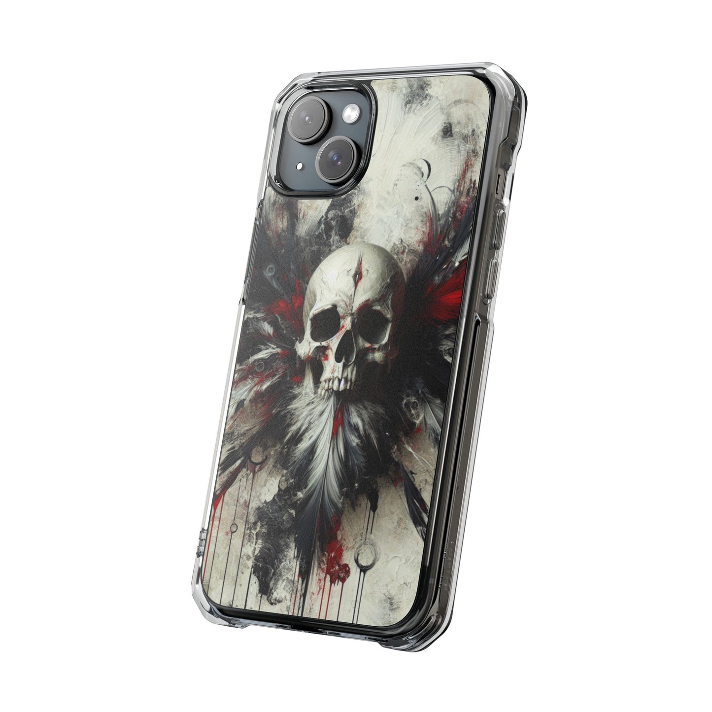 Gothic Skull Phone Case, Unique iPhone Cover, Edgy Smartphone Protector, Halloween Gift, Alternative Accessories