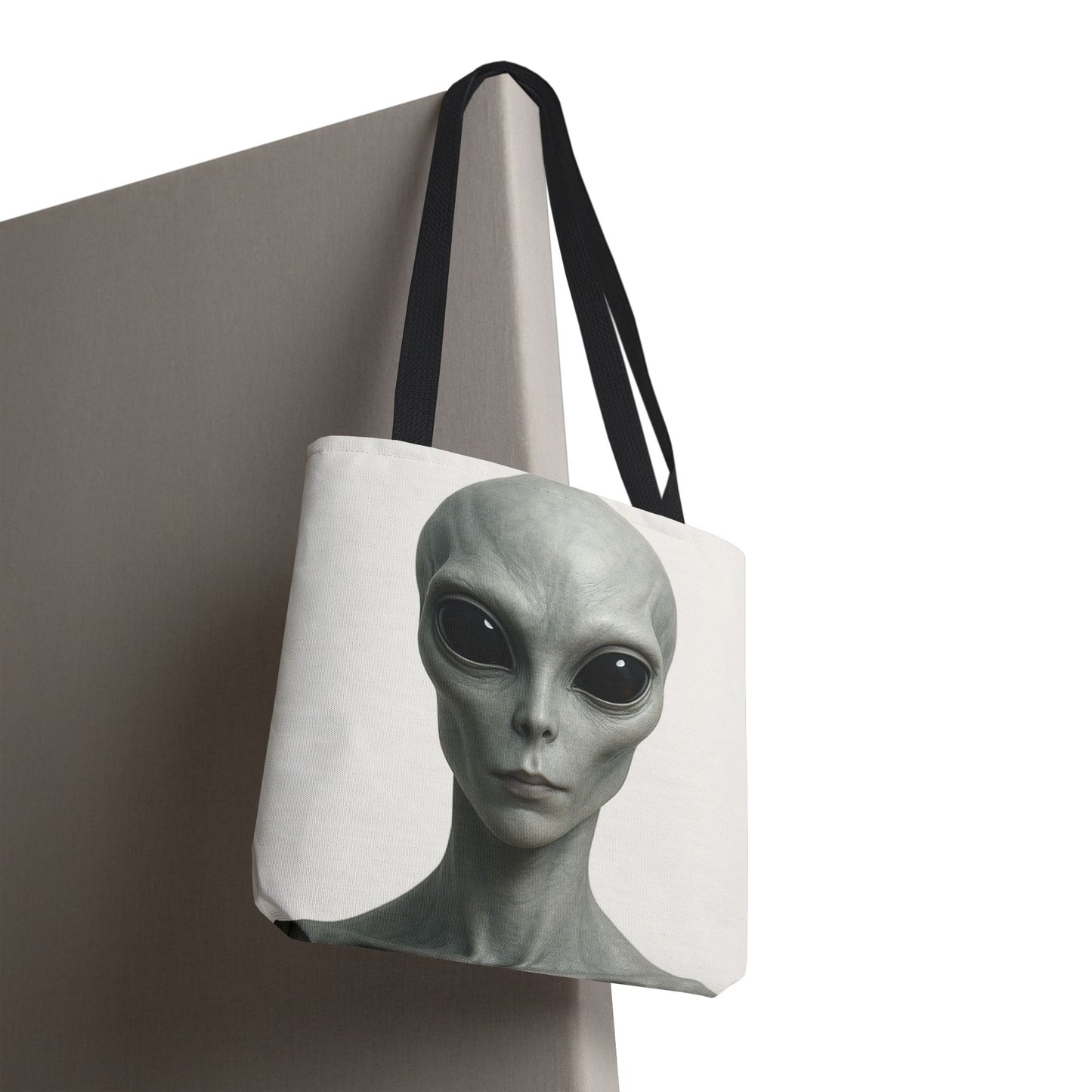 Alien Tote Bag | Intergalactic Style, Eco-Friendly Reusable Bag, Quirky Gift, Space Enthusiast Accessory, Unique Shopping Tote
