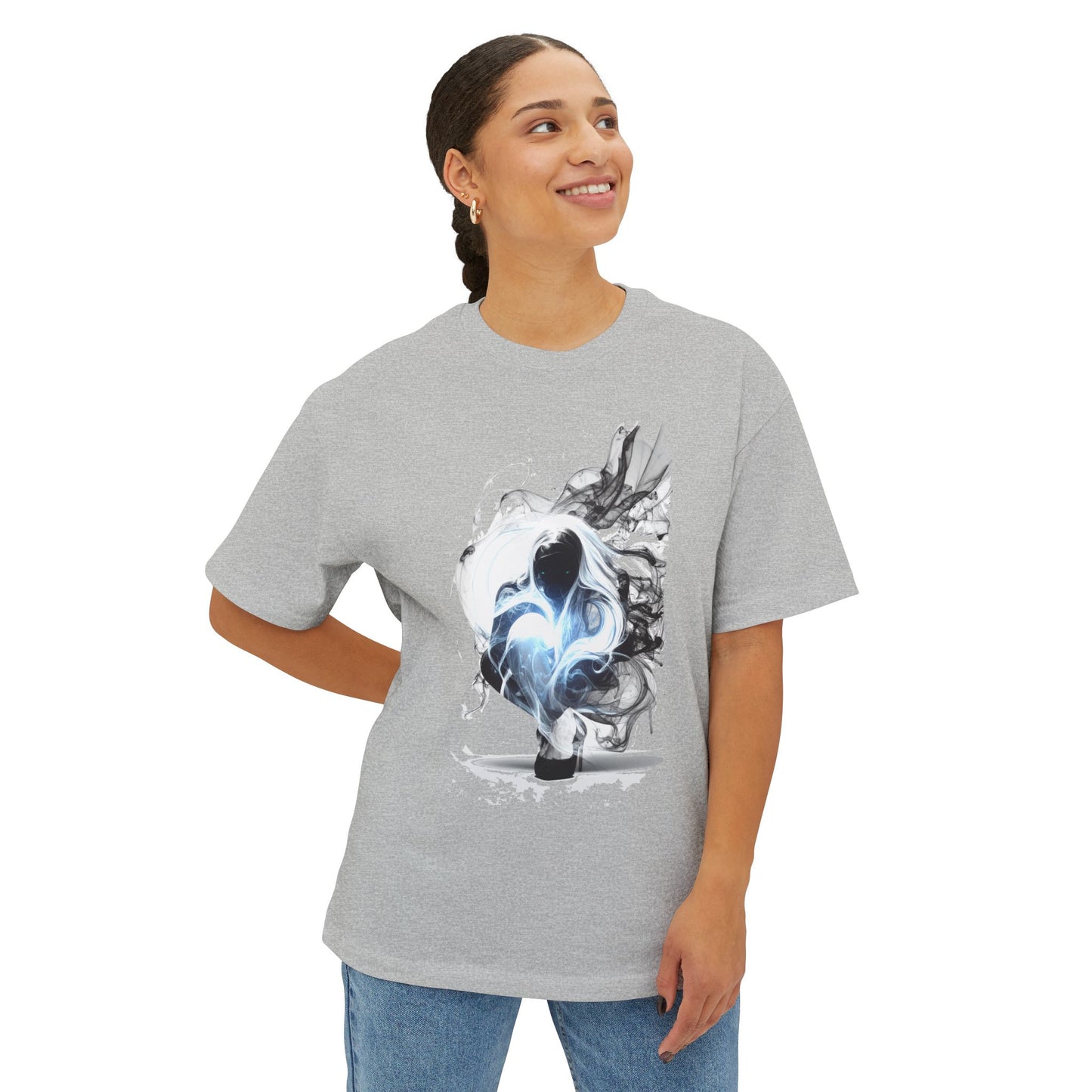 Trendy Oversized Boxy Tee, Casual Unisex T-Shirt, Comfortable Graphic Tee, Everyday Wear, Gift for Friends