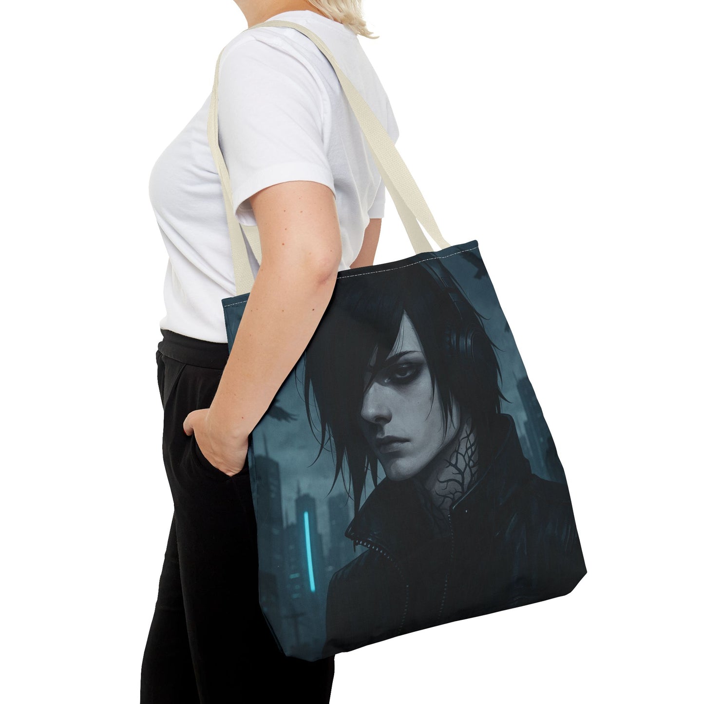 Gothic Art Tote Bag - Stylish Reusable Shopping Bag, Perfect for Music Concerts, Festivals, Gifts, Eco-Friendly Storage