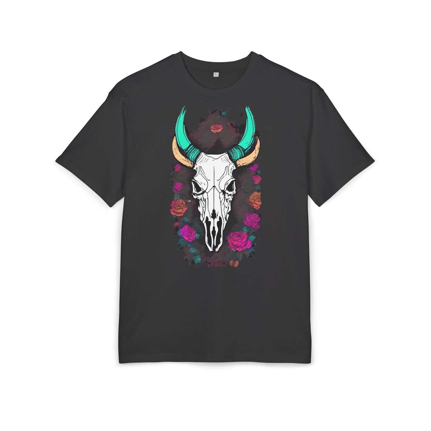 Bohemian Skull Graphic Tee, Unisex Heavy Oversize Tee, Cool Graphic T-Shirt, Festival Fashion, Casual Wear, Unique Gift Idea