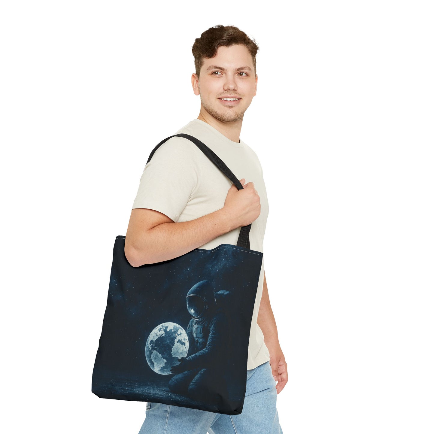 Cosmic Dreams Tote Bag | Astronaut Design, Space Lover Gift, Eco-Friendly Carryall, Stylish Everyday Tote, Unique Space Art