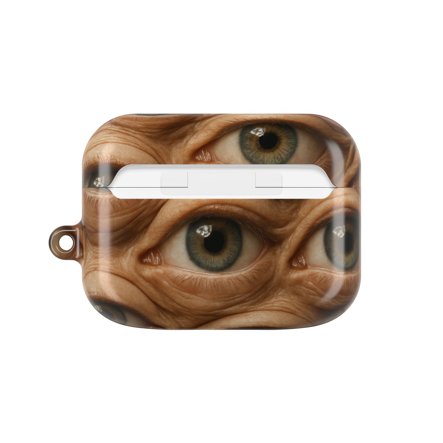 Unique Eye Pattern AirPod Case, Quirky AirPod Cover, Gift for Tech Lovers, Trendy Accessories, Fun Gadget Protection