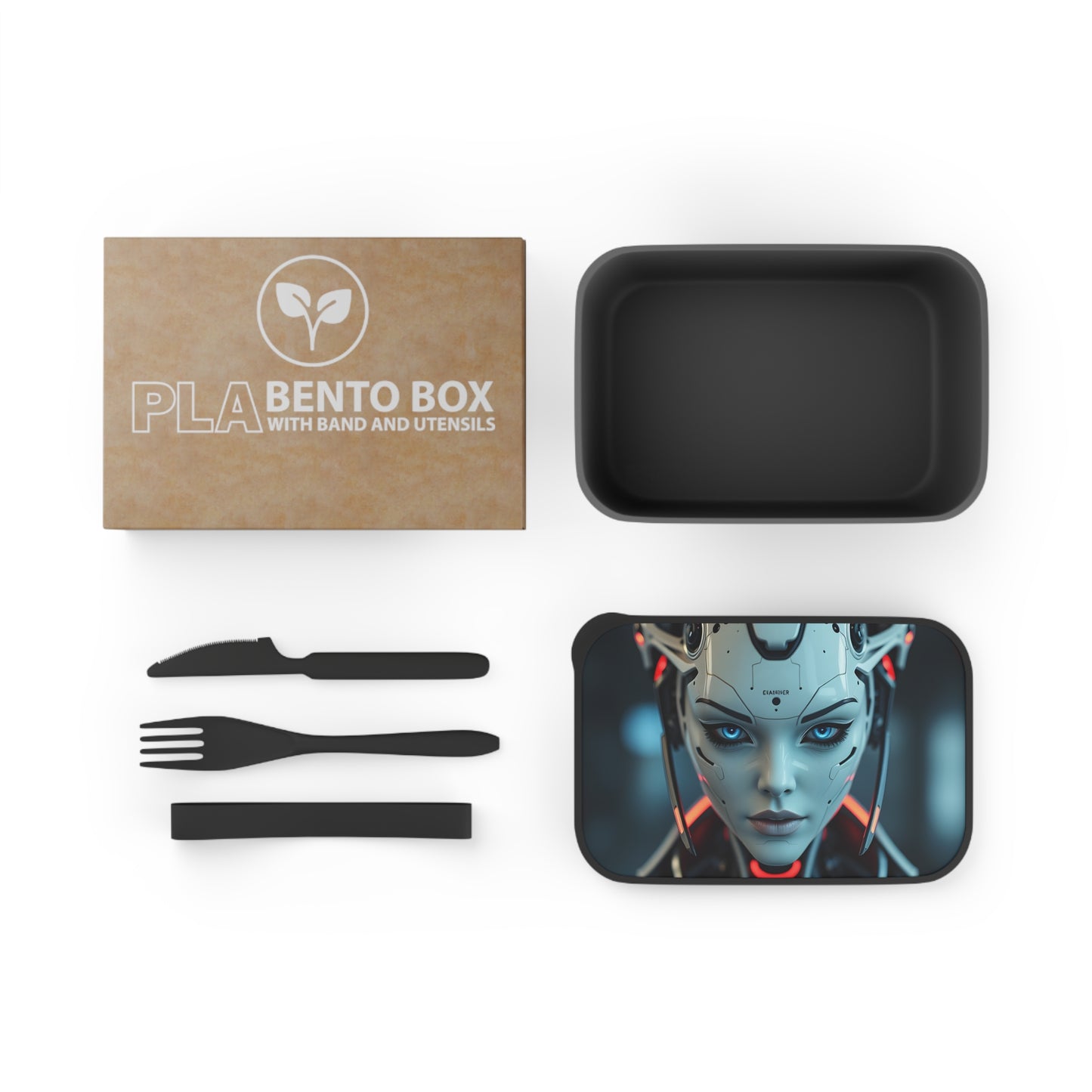 Futuristic Lunch Box, Lunch Container, Meal Prep Box, Eco-Friendly Food Storage, Gift for Tech Lovers, Stylish Food Carrier