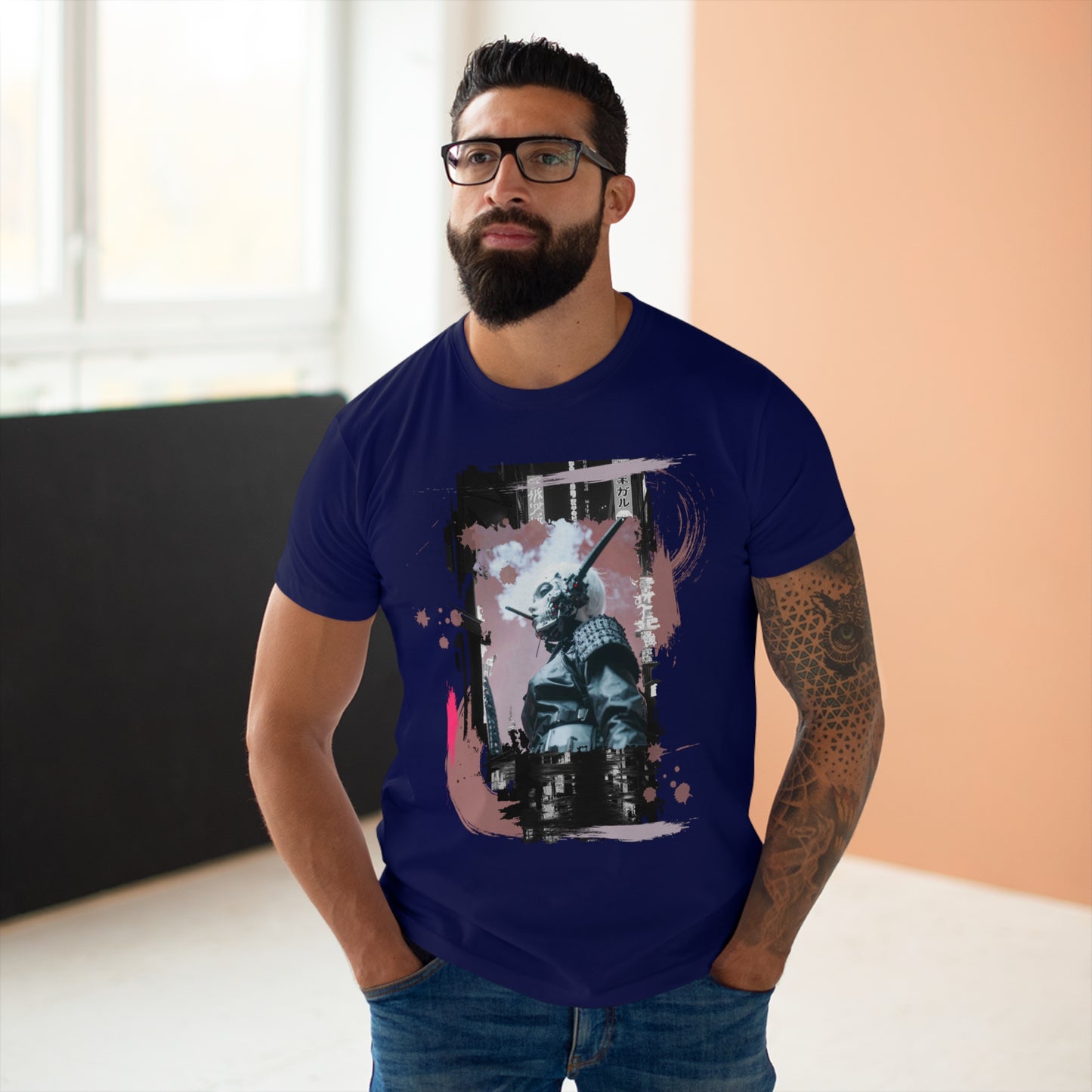Cool Robot Graphic Tee, Unisex Streetwear Shirt, Unique Gift for Gamers, Casual Style, Art T-Shirt