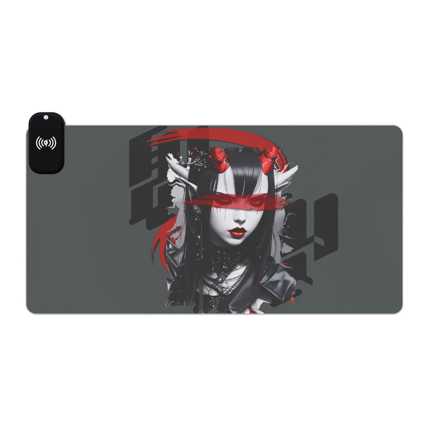 LED Gaming Mouse Pad with Wireless Charging - Stylish & Functional for Gamers, Desk Accessories, Computer Setup, Gift Ideas, Modern Decor
