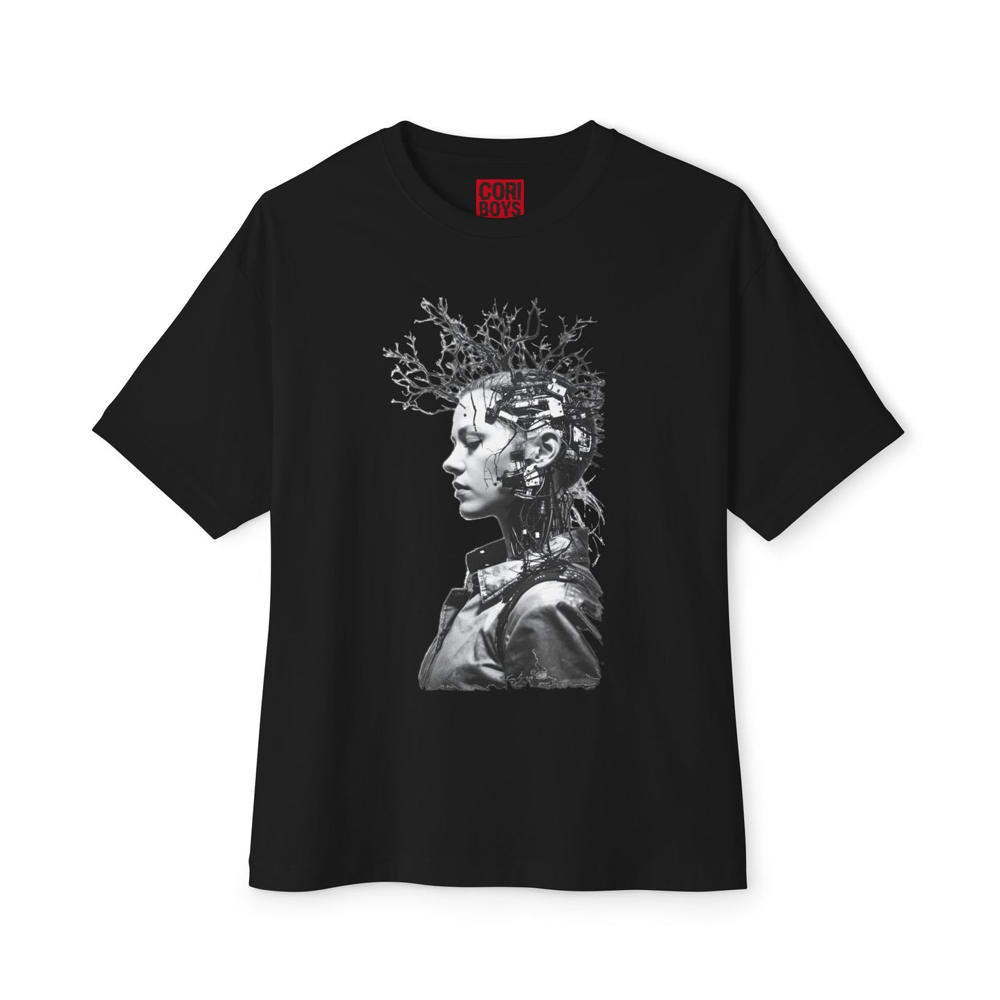 Eco-Friendly Unisex Oversized Tee Featuring Unique Abstract Design, Perfect for Casual Wear, Street Style, and Artistic Expression